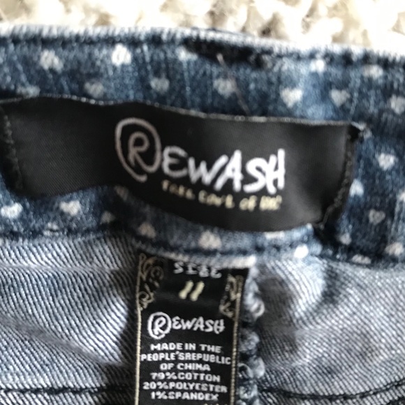 Denim heart shorts - Picture 3 of 4